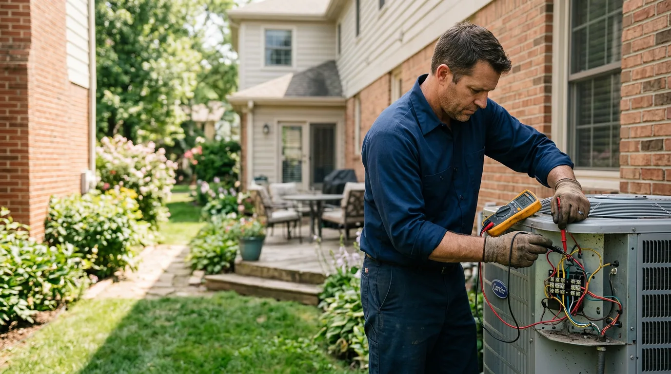 HVAC technician working near Porters Falls, WV